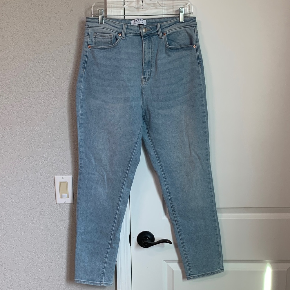 Wax Jean Collection High Rise Light Blue Denim